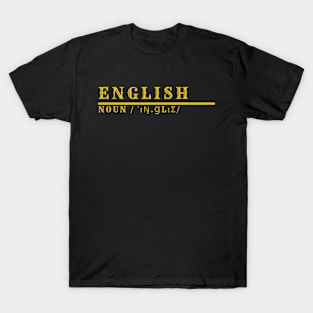 Word English T-Shirt